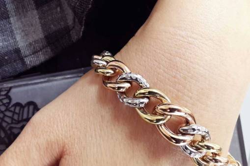 14 Ayar Halka Altın Bileklik - 2