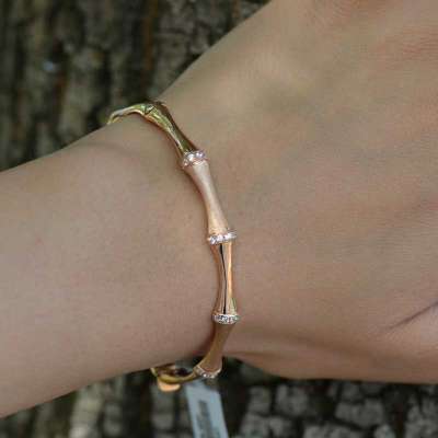 14 Ayar Sade Altın Kelepçe Bilezik - ENGİNGOLD ARP