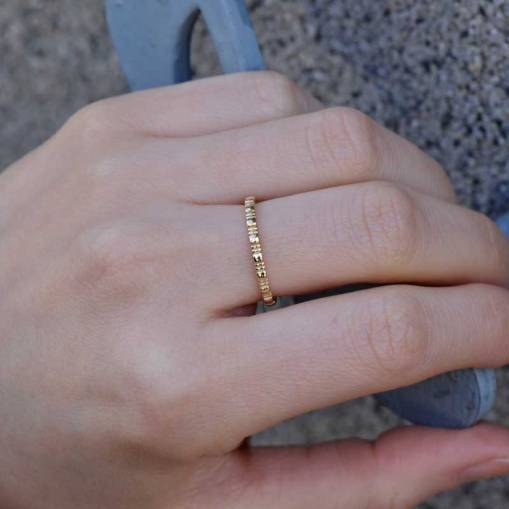 14k Altın Aldante Eklem Yüzük - 1