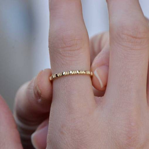 14k Altın Aldante Eklem Yüzük - 2