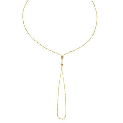 14k Altın Arrow Ok Figürlü Şahmeran - ENGİNGOLD