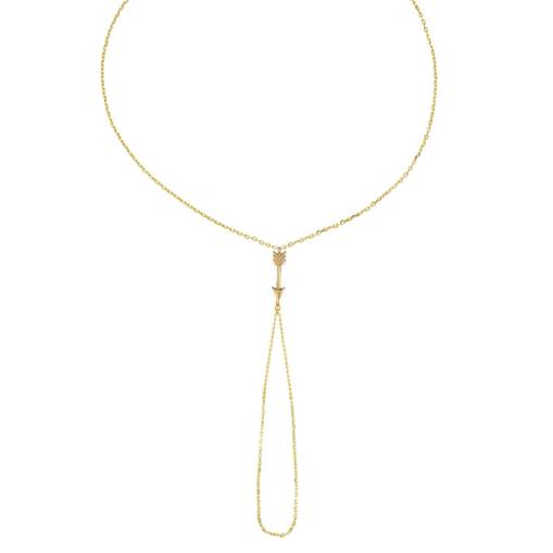 14k Altın Arrow Ok Figürlü Şahmeran - 1