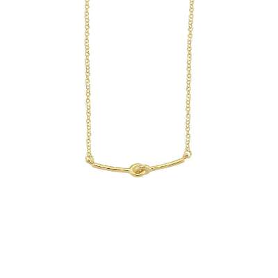 14k Altın Aşk Düğümü Halka Kolye - ENGİNGOLD