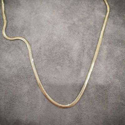 14k Altın Balık Sırtı İtalyan Kolye 55cm - 2