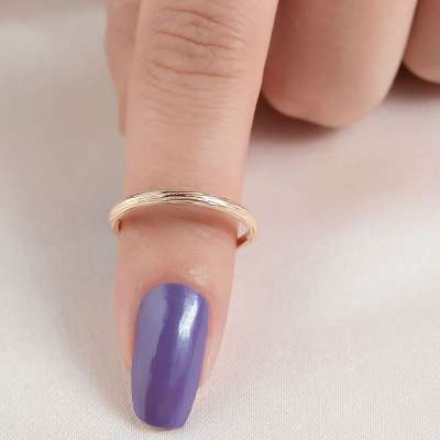 14k Altın Cabaret Wooden Yüzük - 2