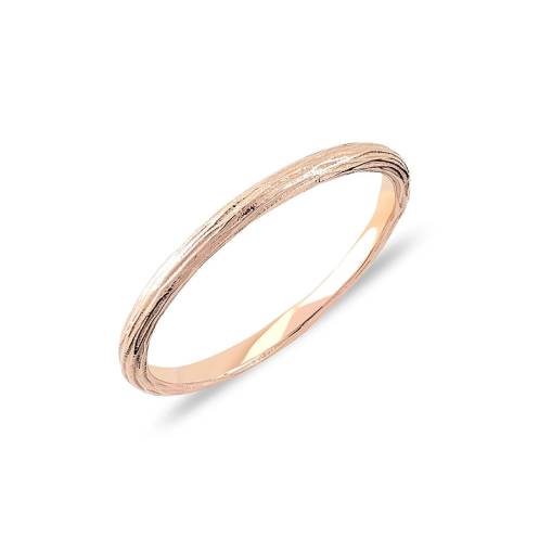 14k Altın Cabaret Wooden Yüzük - 3