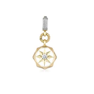 14k Altın Çağla Ema Yıldız Charm Kolye Ucu - ENGİNGOLD EMA