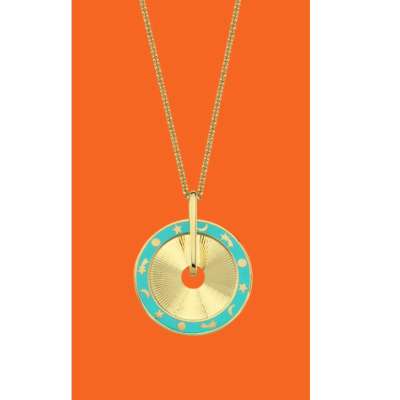 14k Altın Cetaş Eterna Carausel Kolye - 2