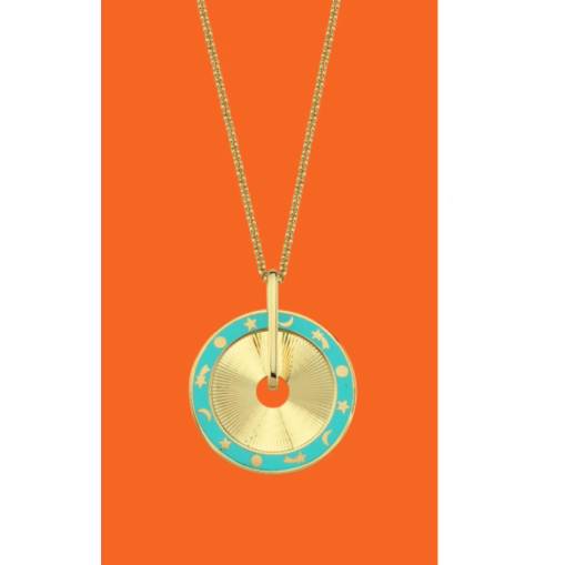 14k Altın Cetaş Eterna Carausel Kolye - 2