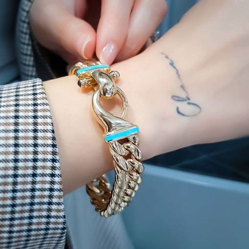 14k Altın Cetaş Eterna Gurmet Bileklik - 2