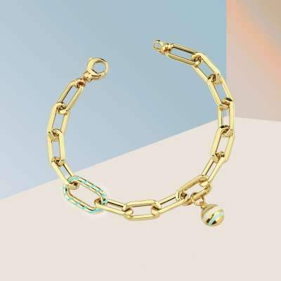 14k Altın Cetaş Eterna Halka Bileklik - ENGİNGOLD CETAŞ