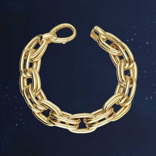 14k Altın Cetaş Eterna Halka Bileklik - 1