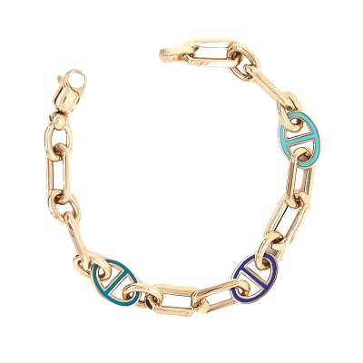 14k Altın Cetaş Eterna Halka Bileklik - ENGİNGOLD CETAŞ