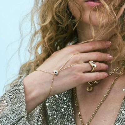 14k Altın Cetaş Eterna Lotus Şahmeran - ENGİNGOLD CETAŞ