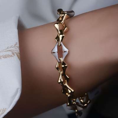 14k Altın Cetaş Eterna Mineli Bileklik - 2