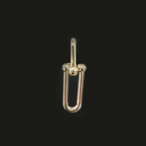 14k Altın Cetaş Eterna Sallantılı Küpe - 2