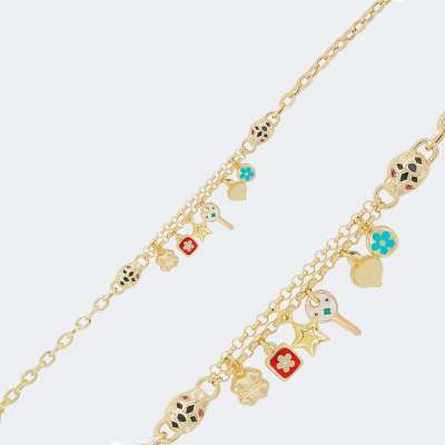 14k Altın Cetaş Eterna Şans Bileklik - ENGİNGOLD CETAŞ