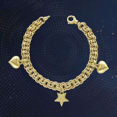 14k Altın Cetaş Eterna Sevgi Bileklik - ENGİNGOLD CETAŞ