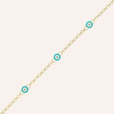 14k Altın Cetaş Fortuna Halka Bileklik - ENGİNGOLD CETAŞ