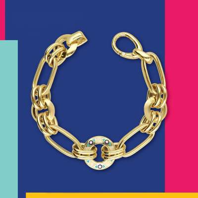 14k Altın Cetaş Fortuna Halka Bileklik - ENGİNGOLD CETAŞ