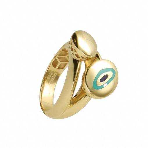 14K Altın Cetaş Mineli Fortuna Yüzük - 2