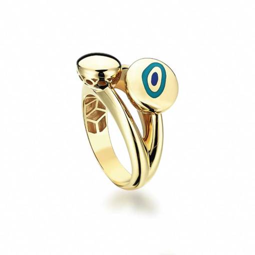 14K Altın Cetaş Mineli Fortuna Yüzük - 1