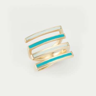 14k Altın Cetaş Minima 4 Sıra Yüzük