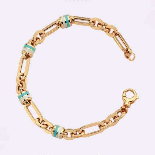 14k Altın Cetaş Minima Mineli Bileklik - 1