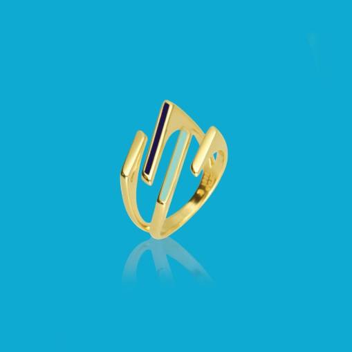 14k Altın Cetaş Minima Yüzük - 1