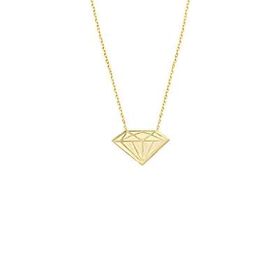 14k Altın Diamond Figürlü Kolye - ENGİNGOLD