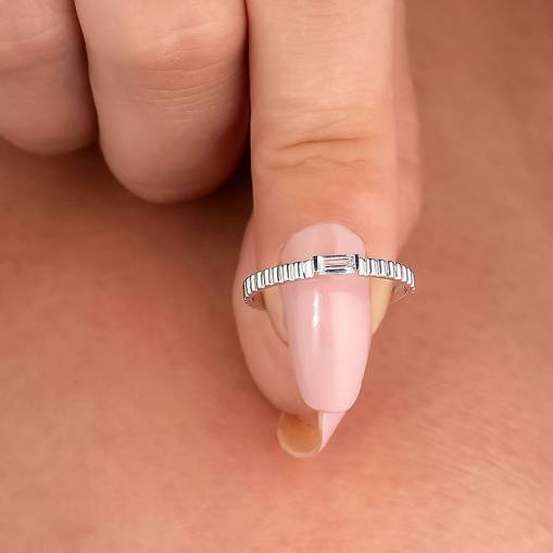 14k Altın Dolce Mini Curve Yüzük - 4
