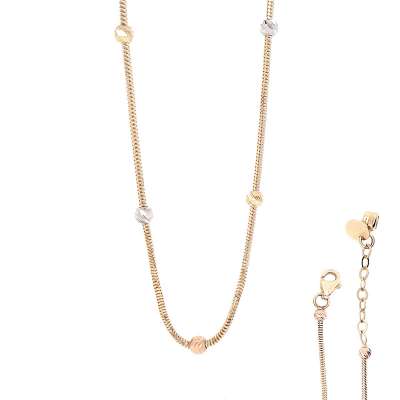 14k Altın Dorika Zincir Kolye 