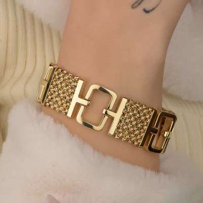 14k Altın Dorikalı Işıltı Bileklik - 3