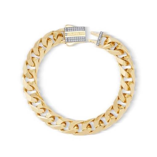 14k Altın Ema Piramit Gurmet Bileklik - 1