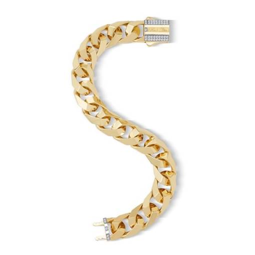 14k Altın Ema Piramit Gurmet Bileklik - 2