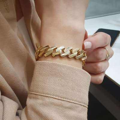 14k Altın Gurmet Halka Bileklik - ENGİNGOLD İHO