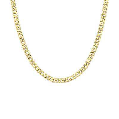14k Altın Gurmet Zincir Kolye 45cm - 1