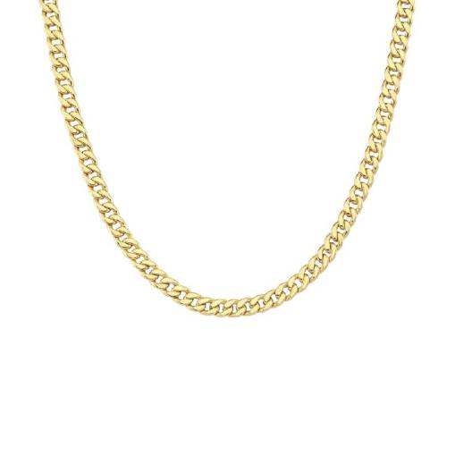 14k Altın Gurmet Zincir Kolye 45cm - 1