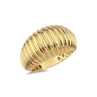 14k Altın İstiridye Model Yüzük - ENGİNGOLD RGL