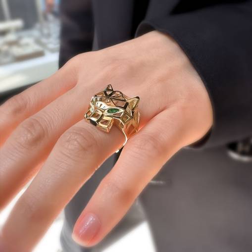 14k Altın Kaplan Model Yüzük - 3