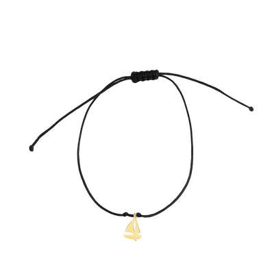 14k Altın Mini Yelken İpli Bileklik - ENGİNGOLD