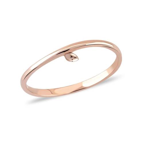 14k Altın Minimal Dal Yüzük - 2
