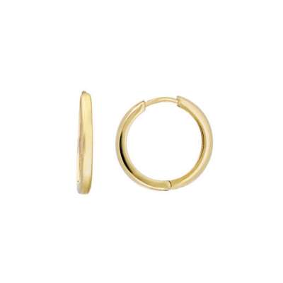 14k Altın Minimal Halka Küpe 1,5-1,7cm - ENGİNGOLD AYG