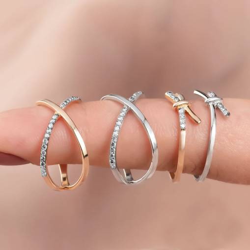 14k Altın Roller Sarmal Yüzük - 3