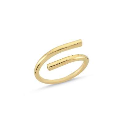 14k Altın Sade Yüzük - 2