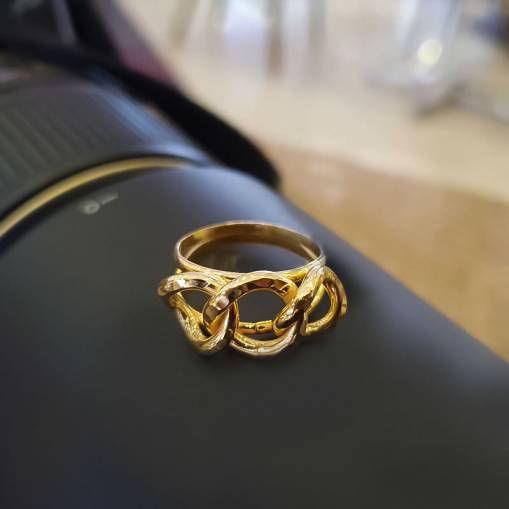 14k Altın Samanyolu Yüzük - 1