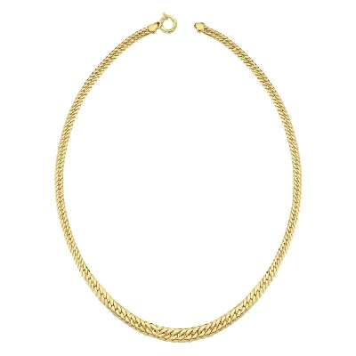 14k Altın Süzme Hasır Zincir Kolye - ENGİNGOLD RZG