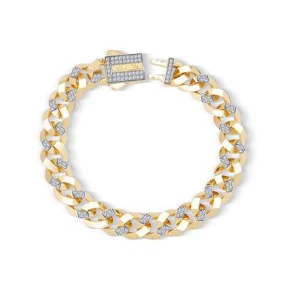 14k Altın Taşlı Ema Gurmet Bileklik