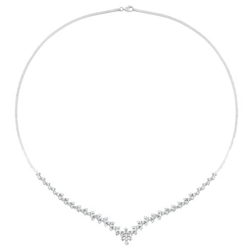 14k Altın Taşlı Gerdanlık - 1