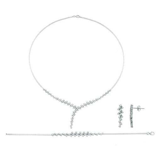 14k Altın Taşlı Gerdanlık - 2